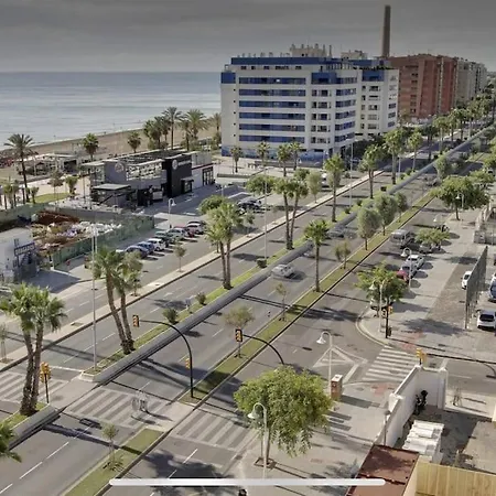 Pacifico 1º Linea De Playa Con Piscina Y Parking * Малага